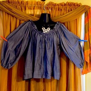 BOBO by Eloise Lapidus Boho Blouse-Size Small